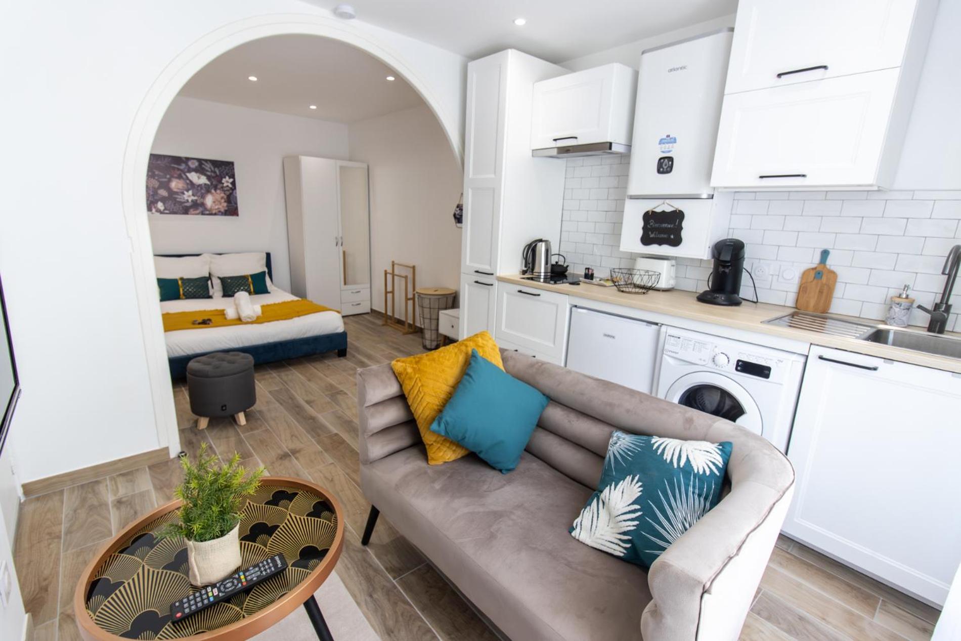 Charmant Studio Climatise 'Alma 1' - Beziers Centre - Wifi Fibre - Netflix Apartment Exterior foto